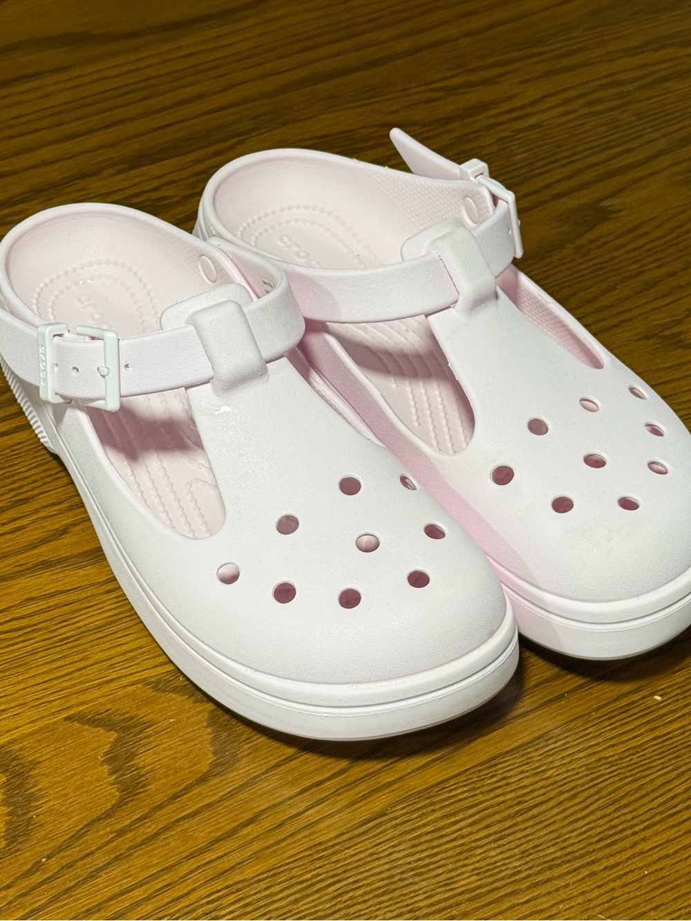 Women’s Pink Mary Jane Crocs